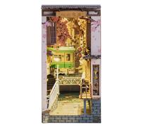 Robotime Rolife Book Nooks Series Stories in Books 4 Kinds DIY Wooden Miniature House Furniture Sakura Densya TGB01 Dropshipping TGB01 Sakura Densya