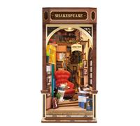 Robotime Rolife Bookstore Book Nook DIY 3D Puzzle Toys 11.4 x 19.5 x 21.8 cm 1PC