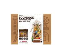 ROBOTIME Rolife DIY 3D Miniature Dollhouse Kit Book Nook Gift Garden House TGB06