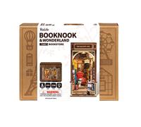 ROBOTIME Rolife DIY 3D Miniature House Dollhouse Book Nook Gift Bookstore TGB07