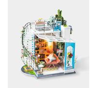 Robotime Rolife Dora’s Loft 3D Miniature DIY Dollhouse DG12