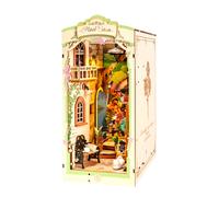 Robotime Rolife Floral Corner Book Nook DIY Miniature Dollhouse TGB09