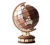 Robotime Rokr Globe Build Your Own Wooden Globe Kit