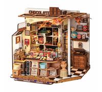 ROBOTIME Rolife Henry's Chocolate DIY Miniature Dollhouse Model Kit DG174
