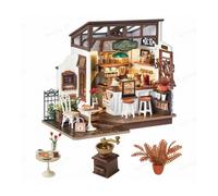 Robotime Rolife No.17 Cafe Shop DIY Dollhouse Kit 25 x 15 x 19.5cm 1PC