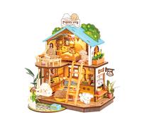 Rolife Puppy's Cosy Villa DIY Miniature Dollhouse Kit