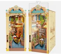 Robotime Rolife Romantic Venice DIY Book Nook Shelf Insert Kit TGB08