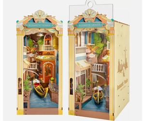 Robotime Rolife Romantic Venice DIY Book Nook Shelf Insert Kit TGB08
