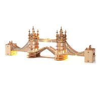 Robotime Tower Bridge 3D Puzzle Wooden Model Craft Kits for Adult Gift
