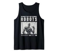 Robots are Coming, Beware! Act Friendly to AI Robotics Tank Top