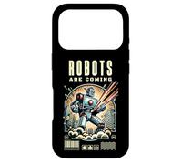 Robots Are Coming, Praise your robotic overlords. Fun warn Case for iPhone 17 Pro