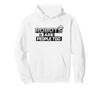 Robots Are People Too Funny AI Robot Humor Pullover Hoodie