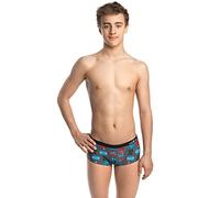 Robots Boy's Swim Shorts - Grey, 2X-Large
