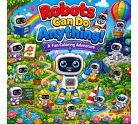 Robots can do anything: A fun coloring adventure: A Fun Robot Coloring Book for Kids Ages 5-8 | Cute Robots, Space Adventures, Jobs, Sports & More