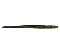 Roboworm Fat Straight Tail Worm Bait (Green Neon Pumpkin, 6-Inch)