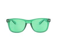 RobRia Color Therapy Glasses - Chromotherapy Tinted Lens Glasses, Scratch-Resistant Lenses with Premium Frames (Green)