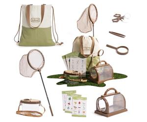 ROBUD Kids Explorer Kit & Bug Catcher Kit, Outdoor Adventure Set with Insect Catcher, Magnifying Glass, Bug Viewer, Butterfly Net, Carry Bag, Camping Toys Gifts for Boys Girls 3-12 Year Old