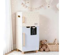 ROBUD Wooden Toy Fridge Playset, Kids Pretend Play Refrigerator for Age 3+