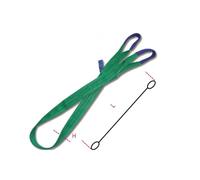 Robur 8153 Green Websling 2 Tonne Capacity 2 metre Option: 2 metre