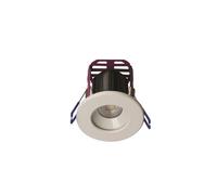 Robus 'Ramada' Dimmable LED Downlight 3000K - 7W (White/Brushed Chrome)
