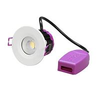 Robus RUL0730-01 Ultimum 7W IP65 Fire Rated Downlight, 3000k, White Trim