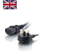 C2G 88512 1 Metre UK Power Cable IECC13 to BS1363 3 Foot Kettle Lead Power Cord, Black