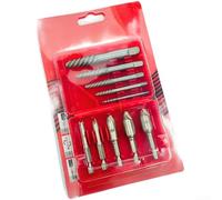 Robust 10 Piece Screw Extractor Kit with Left Handed Thread Drill Bits Made from Bearing Steel for Removing Stuck Screws and Bolts in Various Applications (Coarse Thread 10 Pcs)