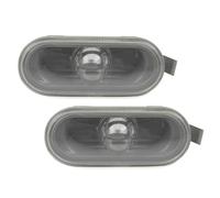 ROBUST 2 Pcs Crystal Clear Side Repeater Indicator Left & Right for Amarok Bora Caddy Golf Passat Polo T5 Ford Fiesta Focus Galaxy Seat Ibiza Leon Octavia 1J0949117