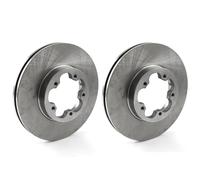 ROBUST 2 Pcs Front Brake Discs for Ford Transit Mk7 2.2 Fwd 1371394 1547061 1503290 2256311 6C111125BA 2006-2014