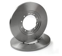 ROBUST 2 Pcs Rear 280mm Brake Disc Pair Solid for Ford Transit 2.3 6C162A315AB 1371420 1451765 1464031 2006-2014