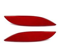 ROBUST 2 Pcs Rear Bumper Reflector Light Red Lens Right Driver & Left Passenger Side Pair Compatible with Renault Megane Mk3 265600004R 265650004R 2008-2013