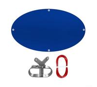 Robust 210D Oxford Cloth Winter Pool Cover Compatible with Various Round For Above Ground Pools with Secure Fit (4.5m×4.5m)