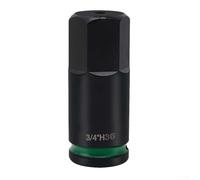 Robust 3/4 Inch Square Drive Socket Adapter T25H10-H36 with Recessed Interface for Secure Connection on For Impact Wrench Tools (30mm)