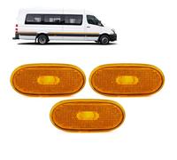 ROBUST 3 Pcs Side Amber Marker Lens Lamp for Mercedes Sprinter 0038202956 2E0945061C 2006-2017