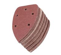 Robust 30Pcs Detail Sander Sandpaper 5 Hole Backing Systems Abrasive Pads Sanding Sheets Sandpaper