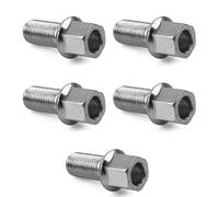 ROBUST 5 Pcs Standart Wheel Nut Stud Bolt 17mm Hex M14x1.5 27mm for Audi A2 A3 A4 TT Seat Ibiza Leon Skoda Fabia Octavia Superb Volkswagen Arteon Caddy Golf Polo Tiguan Touran T-Roc 8D0601139A
