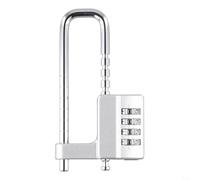 Robust Adjustable Lock for File Cabinets and Wardrobes Mechanical Password Padlock for Peace of Mind (Silver)