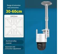 Robust Adjustable Mount for PTZ Dome Camera Secure Vertical Support for Improved Viewing Areas (30-60cm)