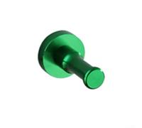 Robust Aluminum Hanger for Clothes and Accessories, Single Hook for Efficient Home Organization (Green)