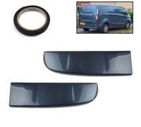 ROBUST Barn Door Rear Spoiler Painted Chrome Blue for Ford Transit Custom 2012-2023