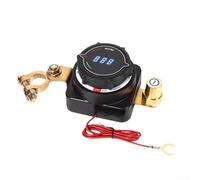 Robust Battery Disconnect Switch with Voltmeter for RVs and Yachts 300A Rated, Designed for Multiple Vehicle Systems