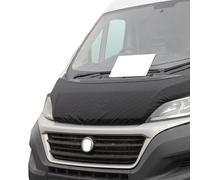 ROBUST Bonnet Bra Cover Protector Guard Diamond Effect Black Leather Full Bonnet for Peugeot Boxer Fiat Ducato Citroen Relay 2014 Onwards