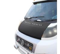 ROBUST Bonnet Bra Cover Protector Guard Diamond Effect Black Leather Full Bonnet for Peugeot Boxer Fiat Ducato Citroen Relay 2007-2014