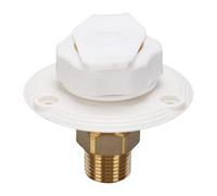 Robust Brass RV City Water Inlet Check Valve Connectors Prevent Contaminants Water Hose Connector Replacement for Outdoors