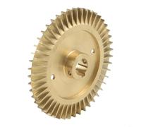 Robust Brass Water Pump Impellers Double Sided Design for Optimal Performance in Pumping Applications (OD90mm ID14mm)
