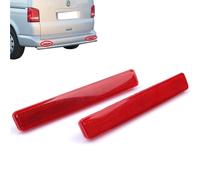 ROBUST Car Rear Bumper Tailgate Red Reflector Replacement Light Lens Right + Left Side without Lamp Bulb Compatible with VW Transporter T5 Multivan V 7E0945105 7E0945106 2003-2015