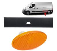 ROBUST Car Side Door Moulding Strip and Orange Marker Lamp No Bulb Rear Right Side for Vauxhall Opel Movano B Renault Master III Mk3 261B00001R 2618000Q0A 4419475 93197564