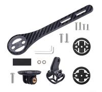 Robust Carbon Fiber Mounting Bracket for Garmin Computers Integrated Design for Optimal Performance