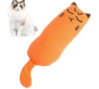 Robust Catnip Plush Toy for Cats - Bite Proof Chops with a Cleaning Effect, Perfect for Indoor and Outdoor - Funny and Safe Kitten Toy for Hours