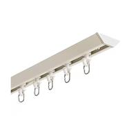 Robust Ceiling Mount Curtain Track System 32ft 9.7m White Room Divider Smooth Gliding Curtain Rail Set Perfect for Hotels Kitchens Schools